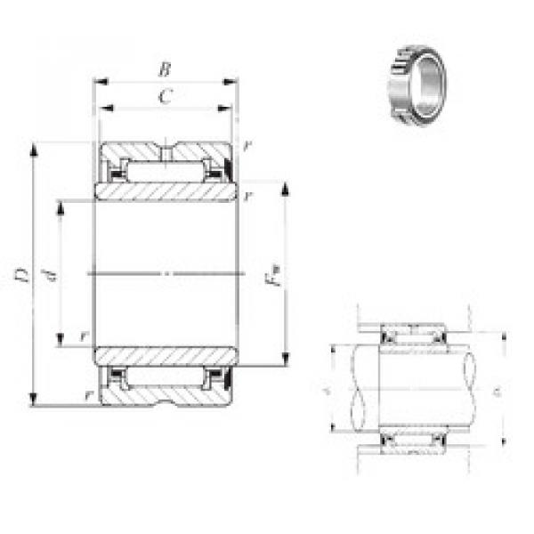 needle roller bearing sleeve NA 49/28U IKO #1 image