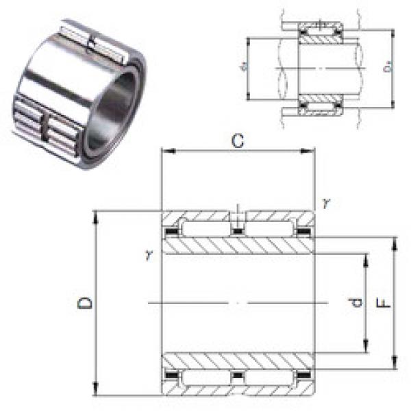 needle roller bearing sleeve NA 6910 JNS #1 image