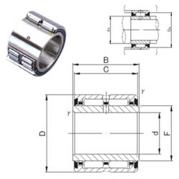 needle roller bearing sleeve NA 6907UU JNS #1 image