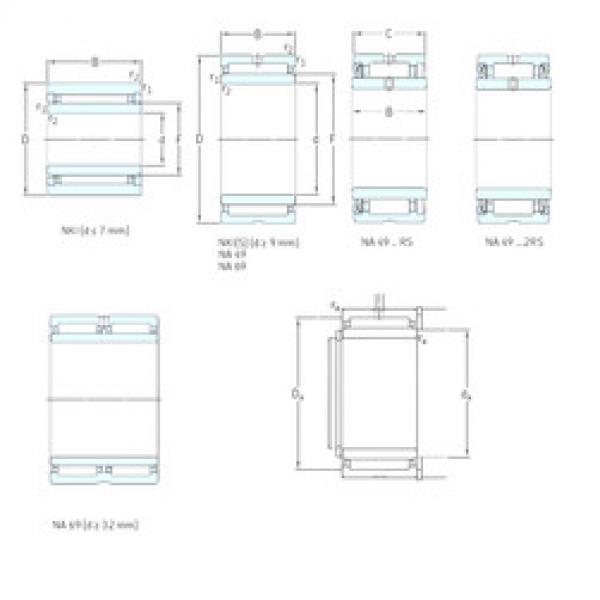 needle roller bearing sleeve NA4834 SKF #1 image