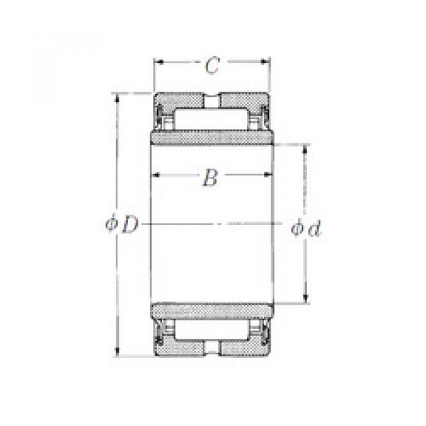 needle roller bearing sleeve NA4905TT NSK #1 image