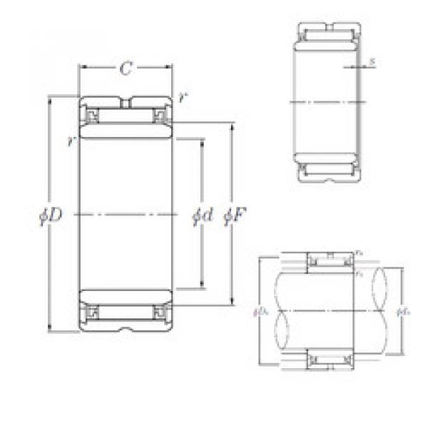 needle roller bearing sleeve NA496 NTN #1 image