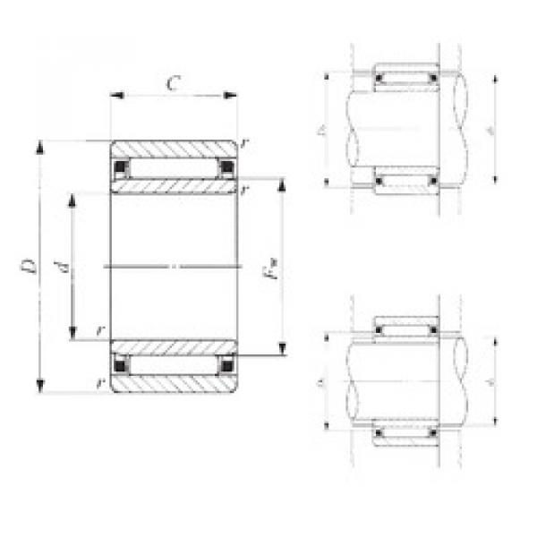 needle roller bearing sleeve NAF 254216 IKO #1 image