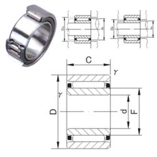 needle roller bearing sleeve NAF 102612 JNS #1 image