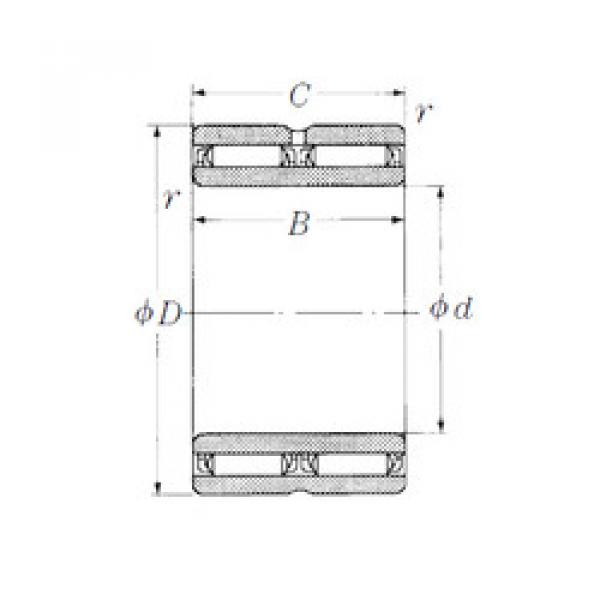 needle roller bearing sleeve NAFW102220 NSK #1 image