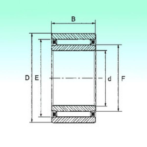 needle roller bearing sleeve NAO 12x24x13 NBS #1 image