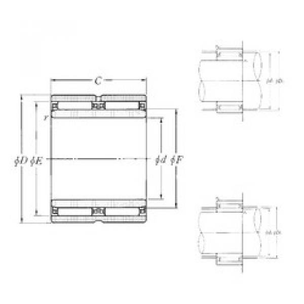 needle roller bearing sleeve NAO-12×24×20ZW NTN #1 image