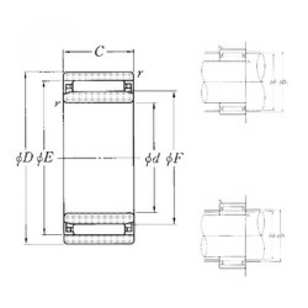 needle roller bearing sleeve NAO-15×32×12 NTN #1 image