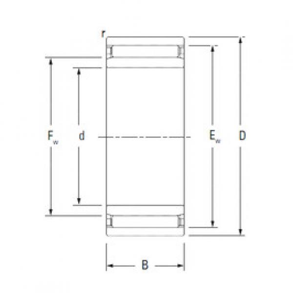 needle roller bearing sleeve NAO10X22X13 KOYO #1 image