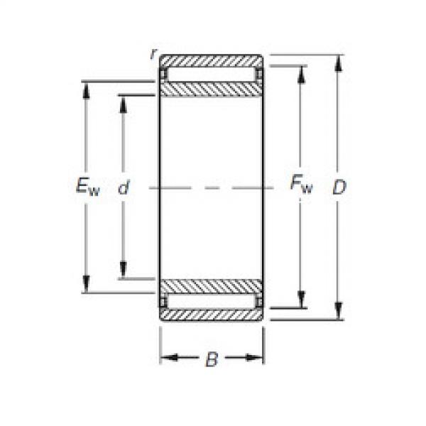 needle roller bearing sleeve NAO15X28X13 Timken #1 image