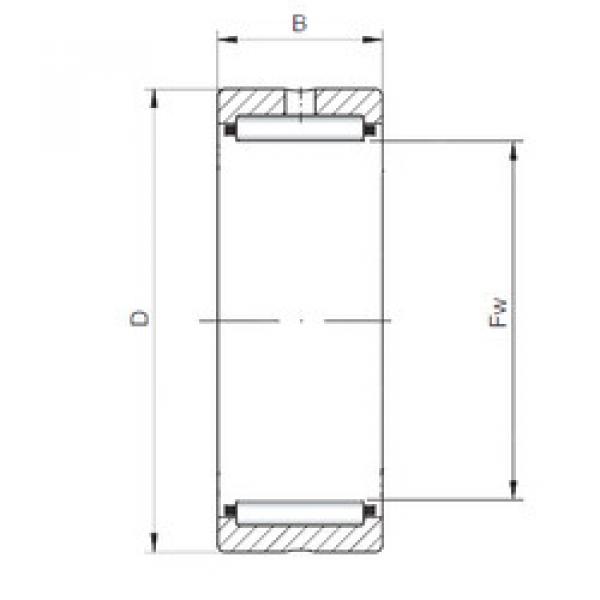 needle roller bearing sleeve NK10/16 ISO #1 image