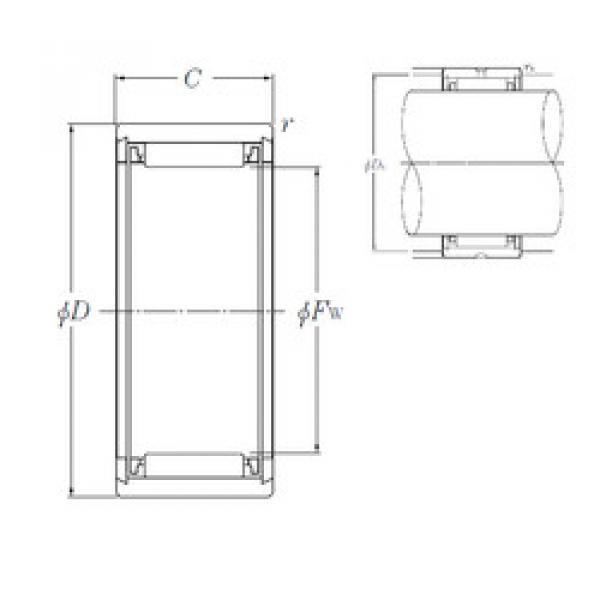 needle roller bearing sleeve NK10/12T2 NTN #1 image