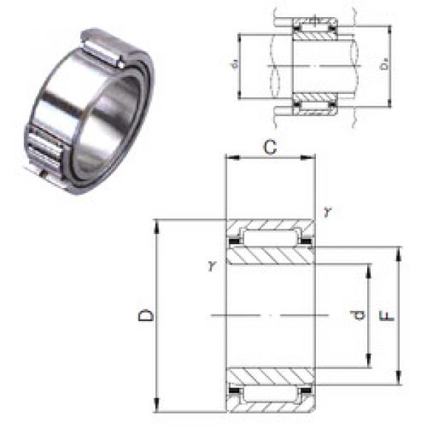 needle roller bearing sleeve NKI 7/16 JNS #1 image