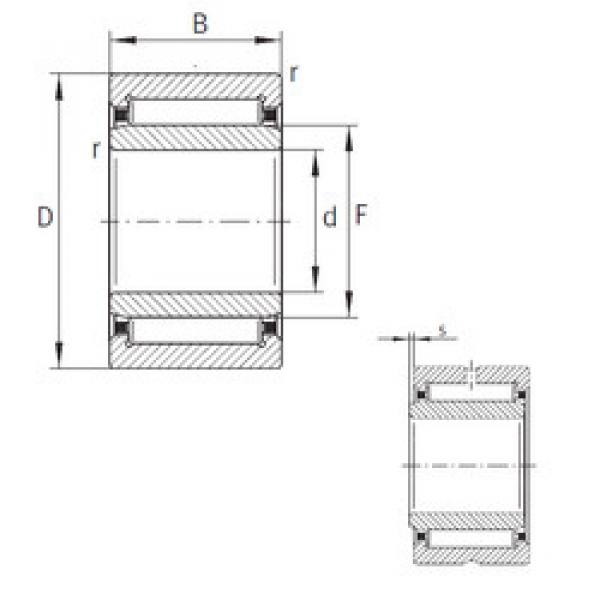 needle roller bearing sleeve NKI5/16-TN-XL INA #1 image