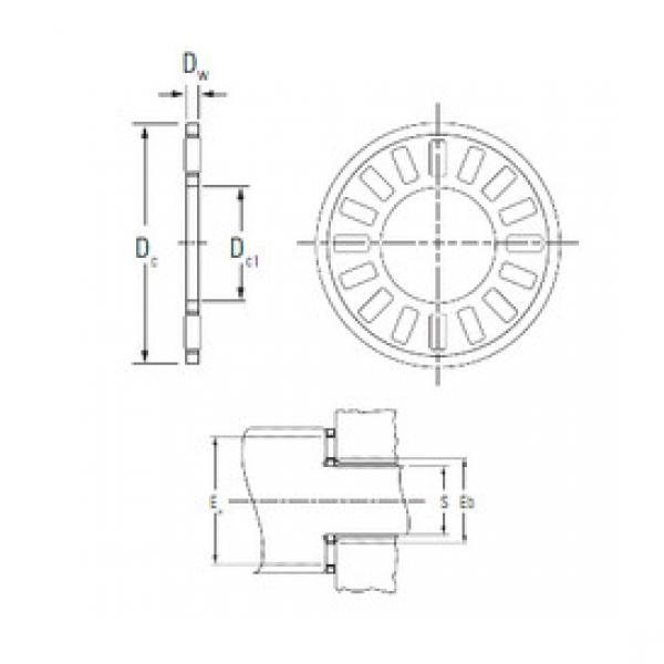 Needle Roller Bearing Manufacture NTA-613 KOYO #1 image