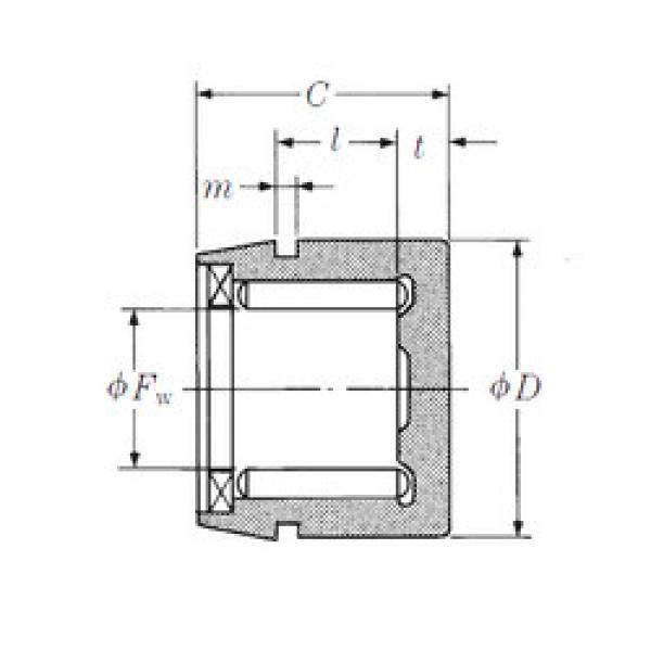 Needle Roller Bearing Manufacture NSA02803 NSK #1 image