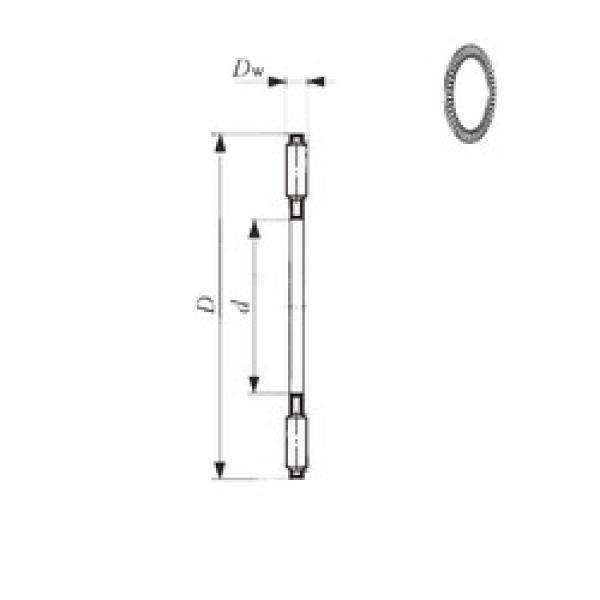 Needle Roller Bearing Manufacture NTB 1024 IKO #1 image