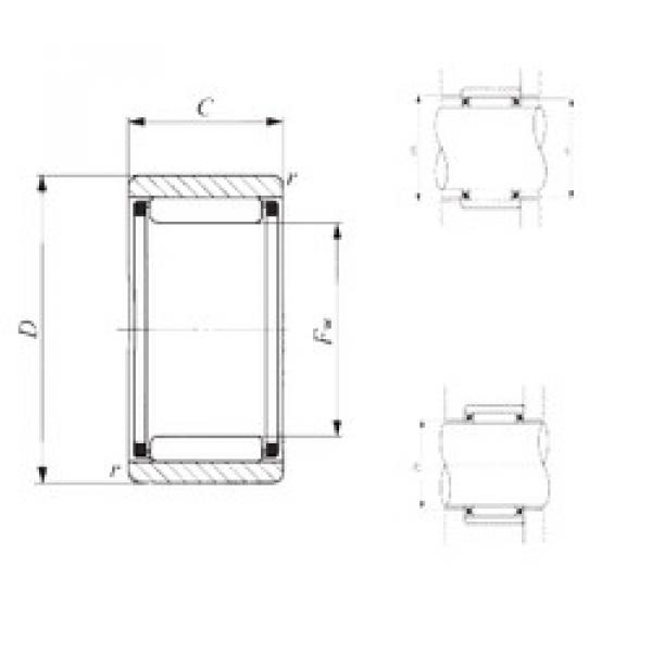 Needle Roller Bearing Manufacture RNAF 10012030 IKO #1 image