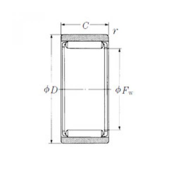 Needle Roller Bearing Manufacture RNAF162413 NSK #1 image