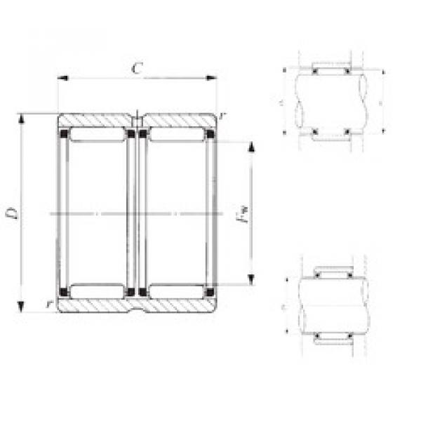 Needle Roller Bearing Manufacture RNAFW 152320 IKO #1 image