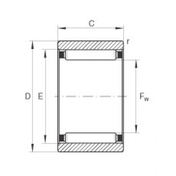 Needle Roller Bearing Manufacture RNAO20X32X12 INA #1 image