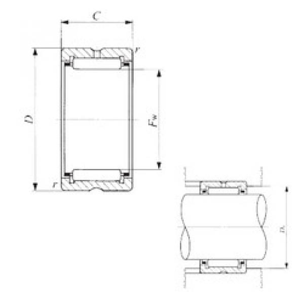 Needle Roller Bearing Manufacture TAF 293820/SG IKO #1 image