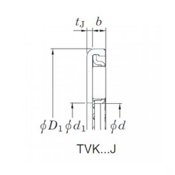 Needle Roller Bearing Manufacture TVK3448J-1 KOYO #1 image