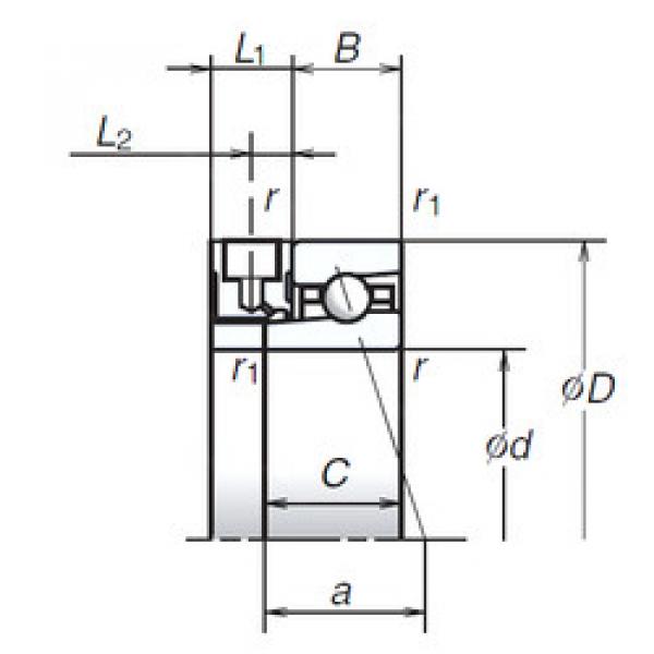 angular contact ball bearing installation 85BNR10XE NSK #1 image