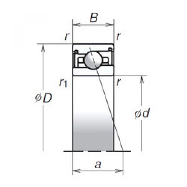 angular contact thrust bearings 40BER29HV1V NSK #5 image