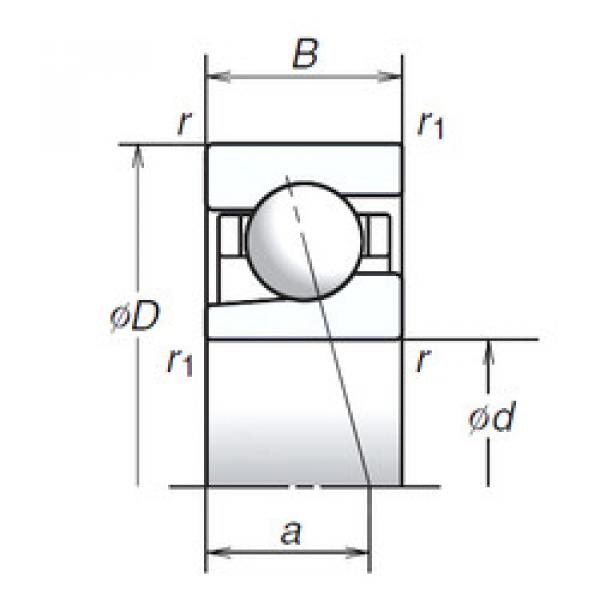 angular contact ball bearing installation 7BGR10X NSK #1 image