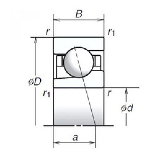 angular contact thrust bearings 15BGR02X NSK #5 image