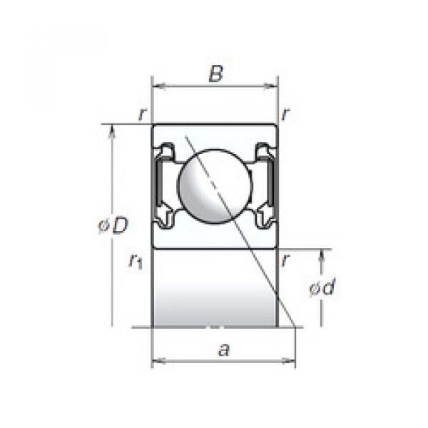 angular contact thrust bearings 15BSA10T1X NSK #5 image