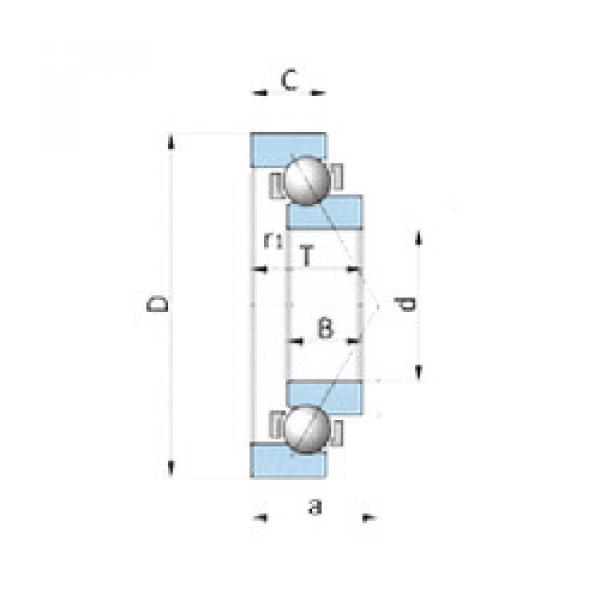 angular contact ball bearing installation ACS0405J-4MG KOYO #1 image