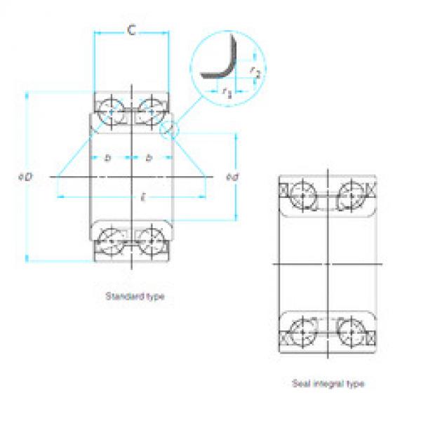 angular contact ball bearing installation DAC3060037 CYSD #1 image