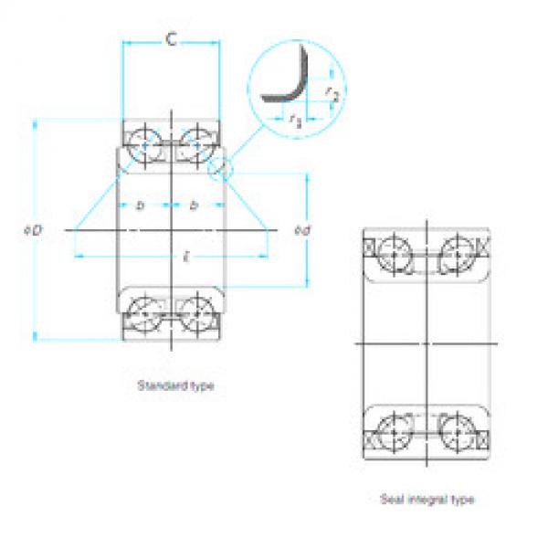 angular contact ball bearing installation DAC42750037 ISO #1 image