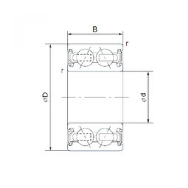 angular contact ball bearing installation ACB30X52X22 SNR #1 image