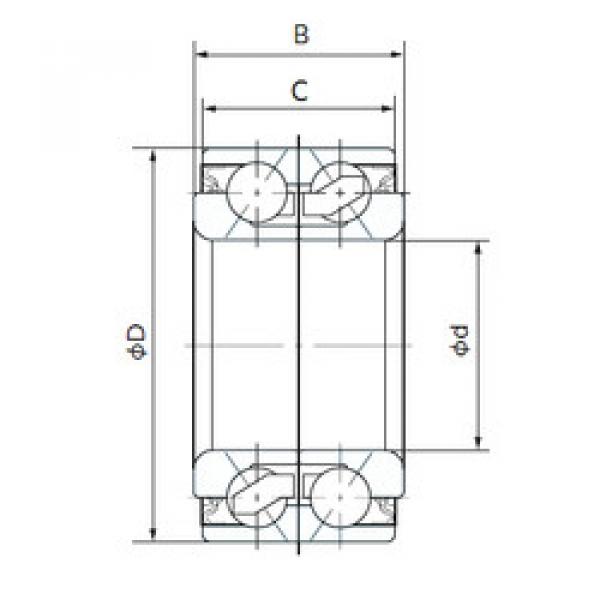 angular contact ball bearing installation V1-38BVV07-22G NACHI #1 image