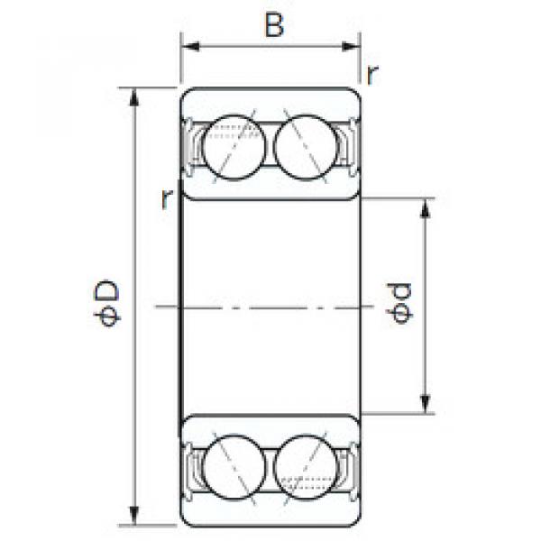 angular contact ball bearing installation TM-DF0377LLH1 NTN #1 image