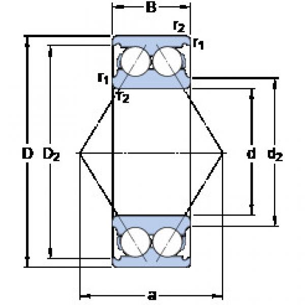 angular contact thrust bearings 3201 ATN9 SKF #5 image