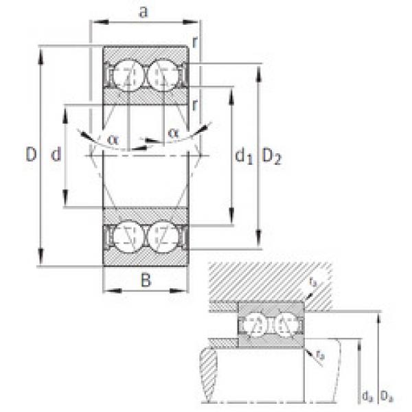 angular contact thrust bearings 3204-B-2RSR-TVH FAG #5 image