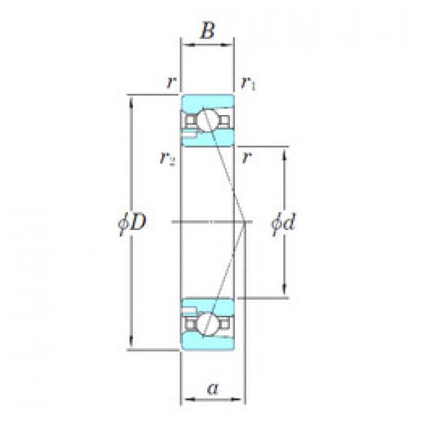 angular contact thrust bearings 3NCHAD008CA KOYO #5 image