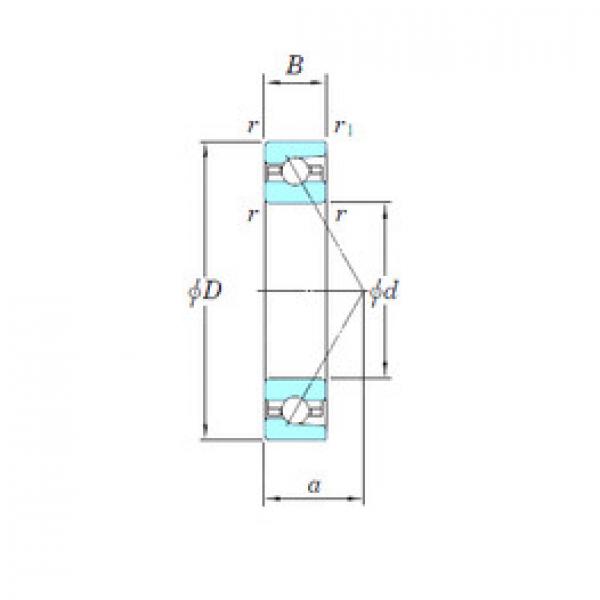 angular contact ball bearing installation HAR007 KOYO #1 image