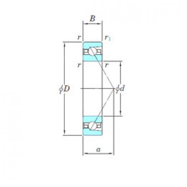 angular contact ball bearing installation HAR909 KOYO #1 image