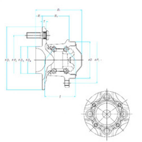 angular contact thrust bearings 49BWKH04A NSK #5 image