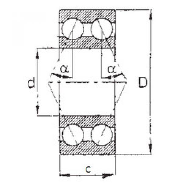 angular contact thrust bearings 5308 FBJ #5 image