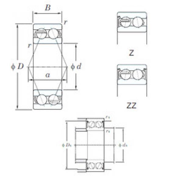 angular contact thrust bearings 5208ZZ KOYO #5 image