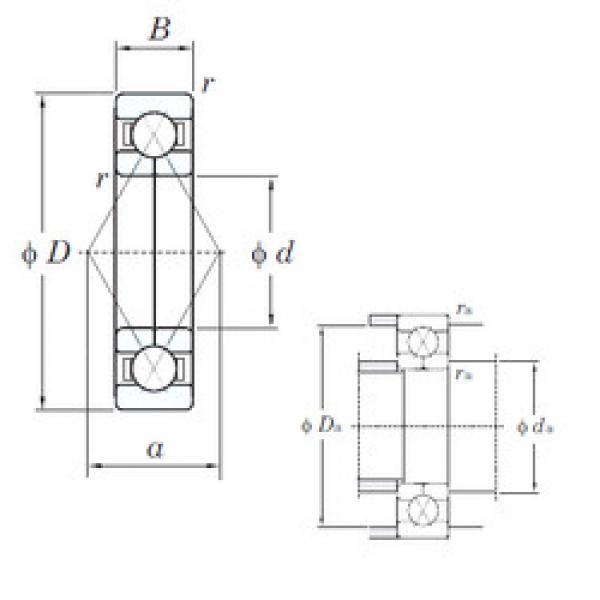 angular contact thrust bearings 6206BI KOYO #5 image