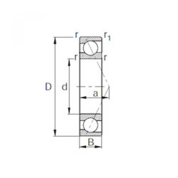 angular contact ball bearing installation 7301B CYSD #1 image