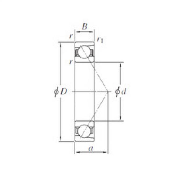 angular contact ball bearing installation AC322333B KOYO #1 image