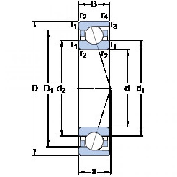 angular contact ball bearing installation 71904 CD/P4A SKF #1 image